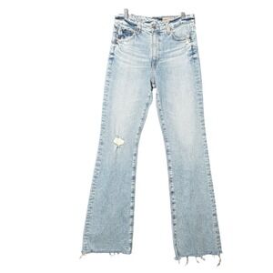 AG Adriano Goldschmied Light Wash Boot Cut Jeans